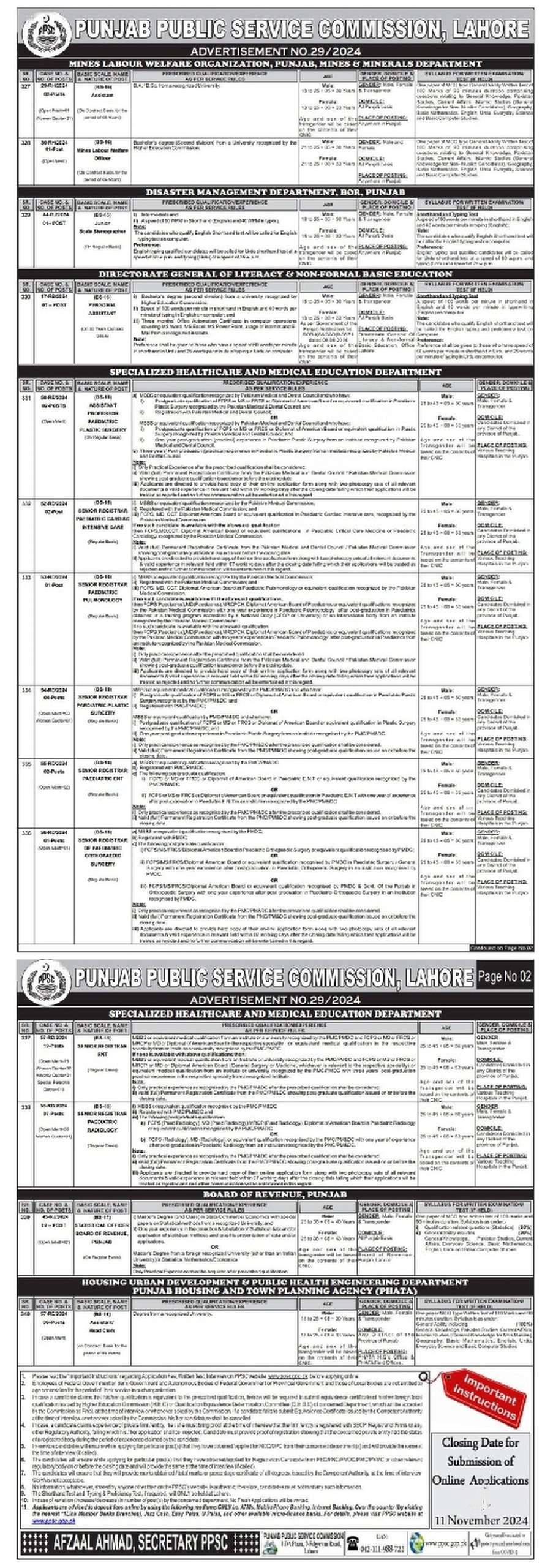 Mines Labour Welfare Officer
